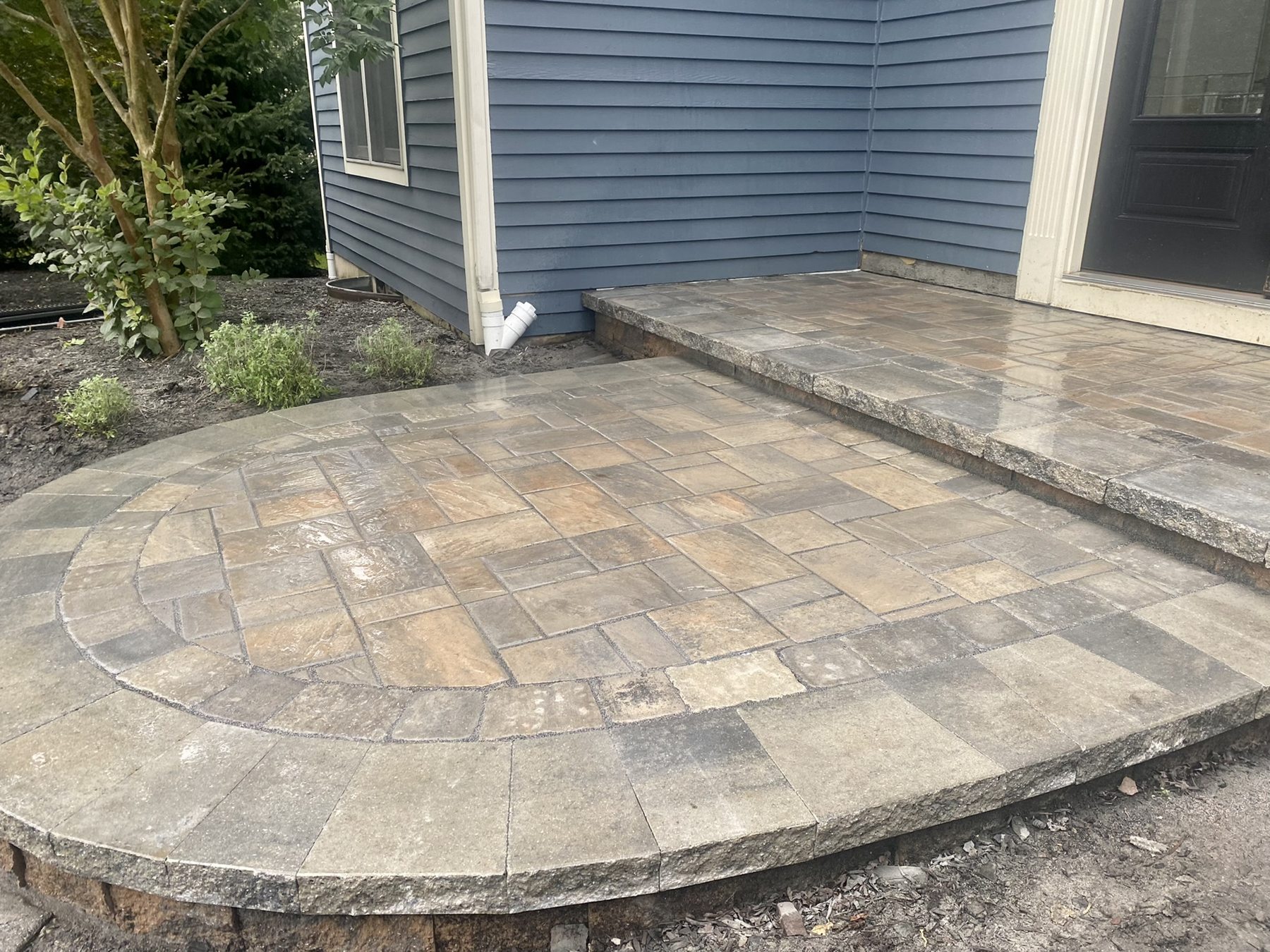 Completed pavers & hardscaping project