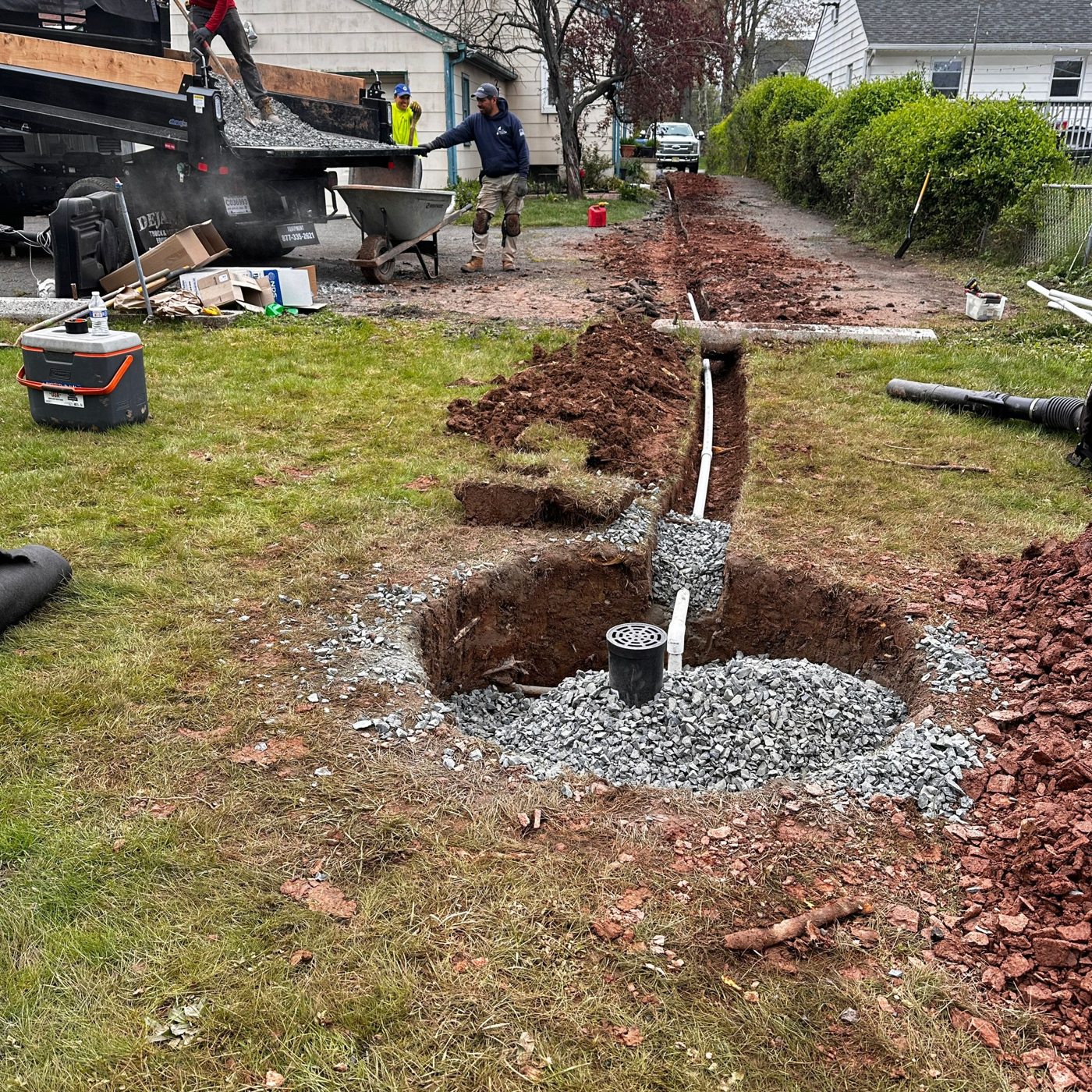 Completed landscape design project