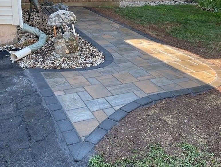 Completed pavers & hardscaping project