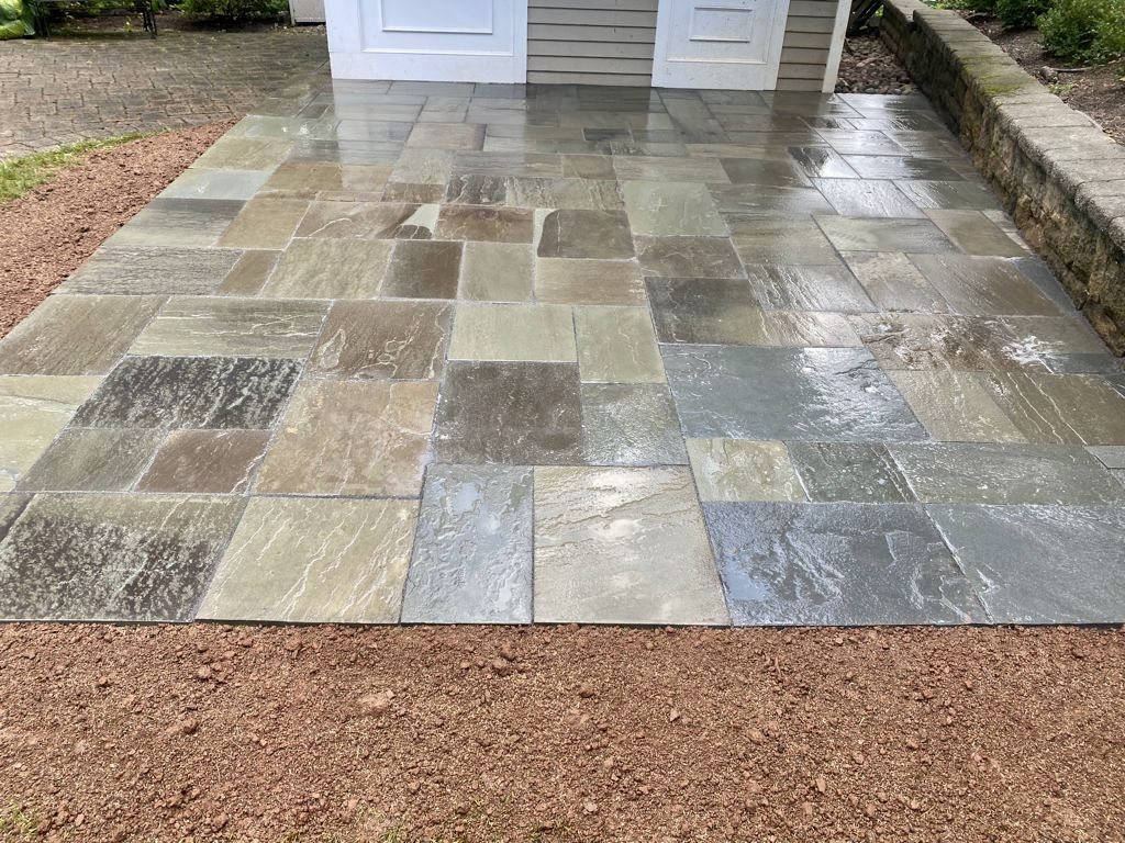Completed pavers & hardscaping project