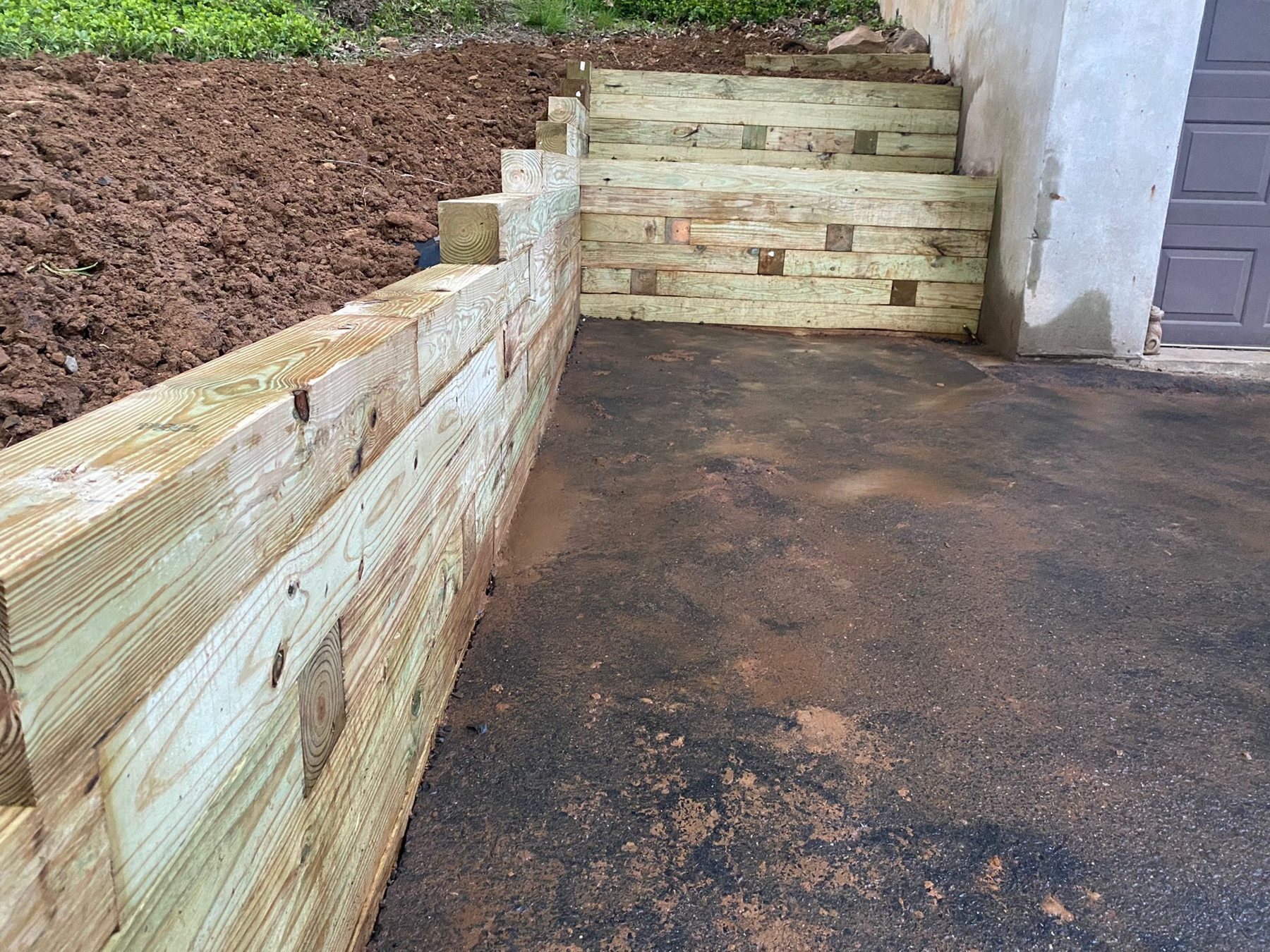 Completed pavers & hardscaping project